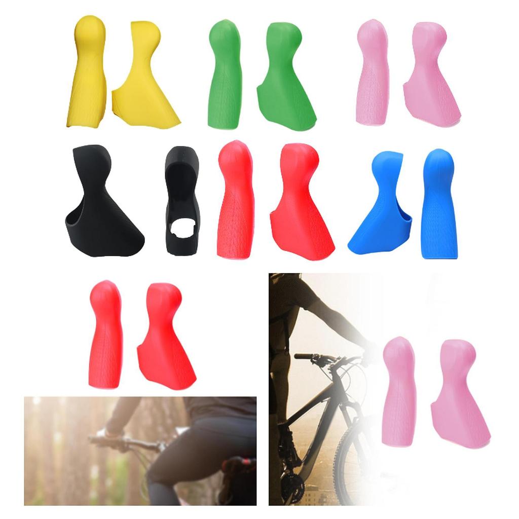 Bike Shifter Lever Cover, Bike Handle Lever Hood for ST-6700, Silicone Bicycle