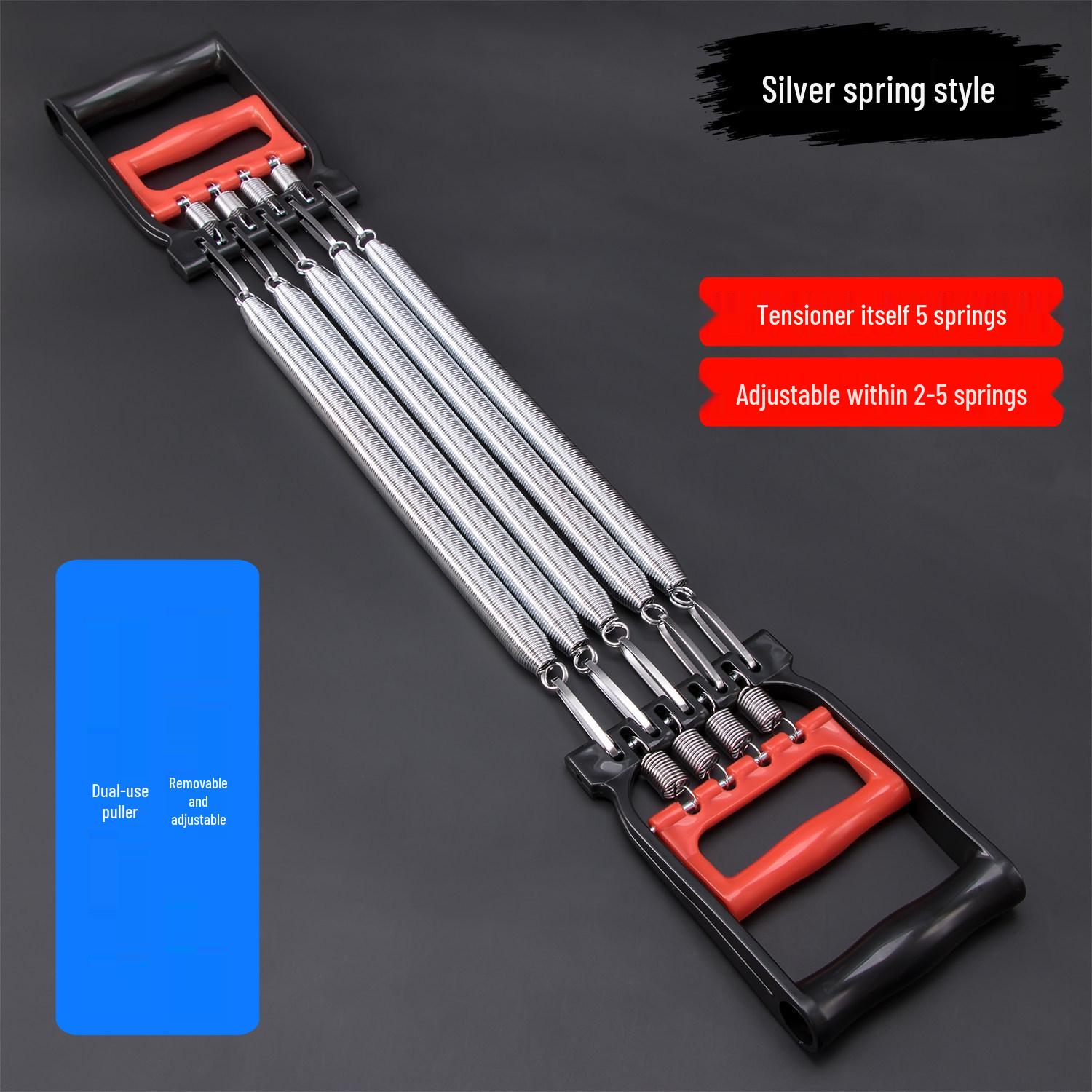 Men s Chest Expander & Arm Trainer: Spring Resistance Fitness Equipment for Muscle and Back Strengthening.