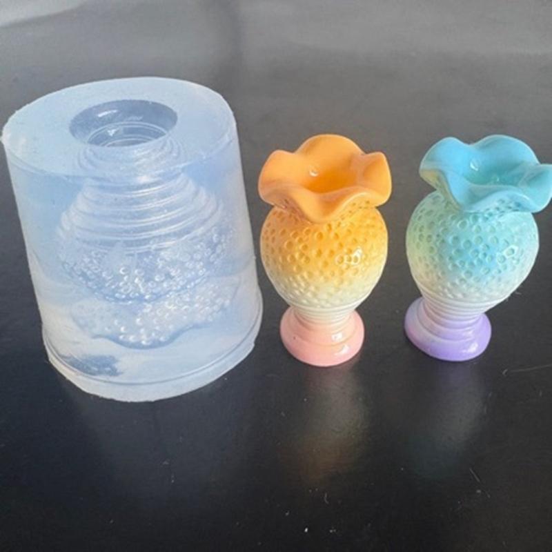 Silikon-Bastelform Perfekt zur Herstellung von Miniaturvasen Geeignet für Bastelprojekte Puppenhäuser Ornamente und Schmuck
