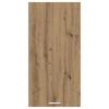 Hanging Cabinet with Door Artisan Oak and White 50 X 31 X 100 Cm