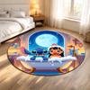 Round Rug Stitch and Lilo Bubble Bath Full Moon Candles Cozy Bathroom Movie Fan Living Room Decor