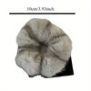 Autumn Winter Plush Large Scrunchies Elastic Hair Band New Fashion Fluffy Headband Headdress Female Accessories