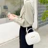 Fashionable Hand-held Shell Bag, Elegant Diamond Grid Style Shell Bag, Fashionable And Simple Embroidered Shoulder Crossbody Bag