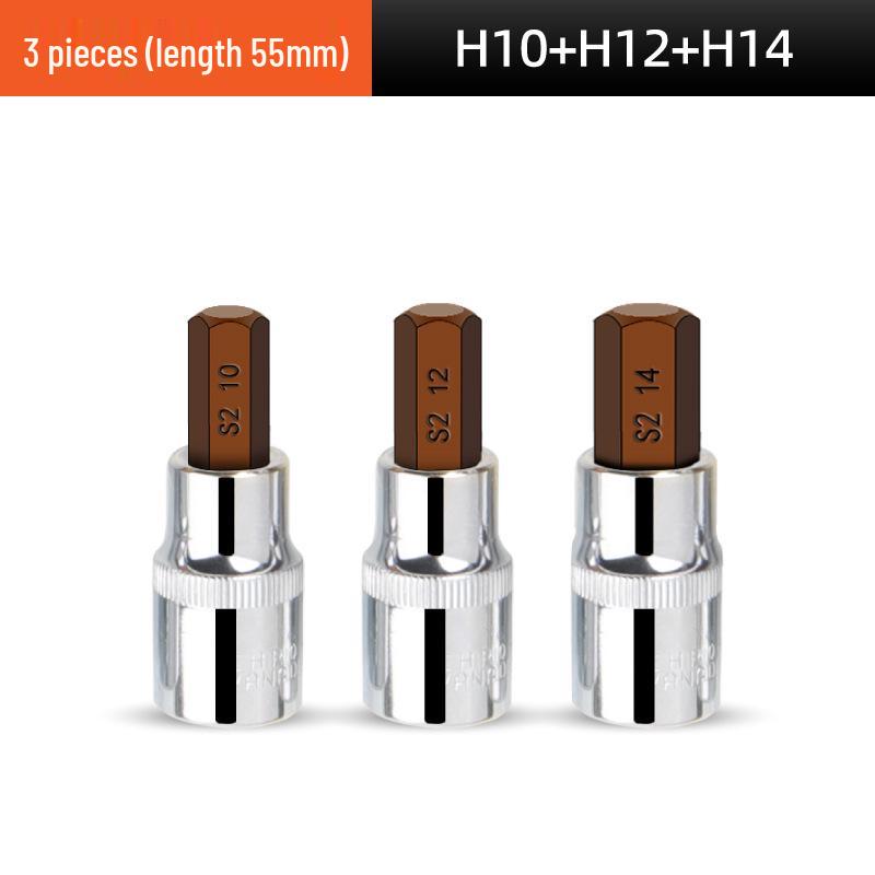 1/2" Electric Hex Socket Wrench and Screwdriver Bit Set