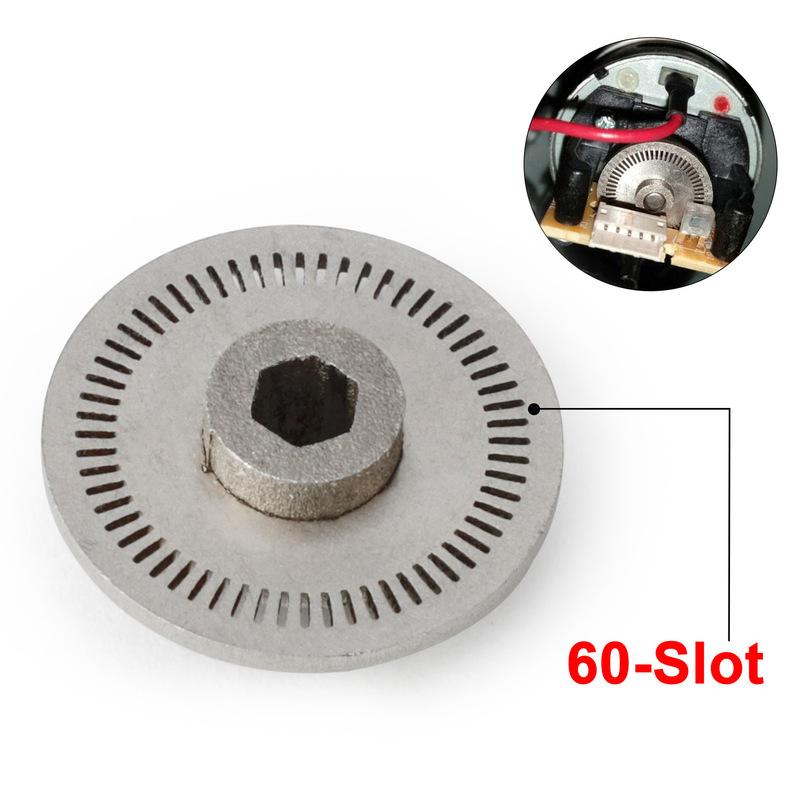 Optical Encoder Simulator 30 Slot 60 Slot for For LOGITECH G25 G27 Racing Steering Wheel Upgrade 304 Stainless Steel Material