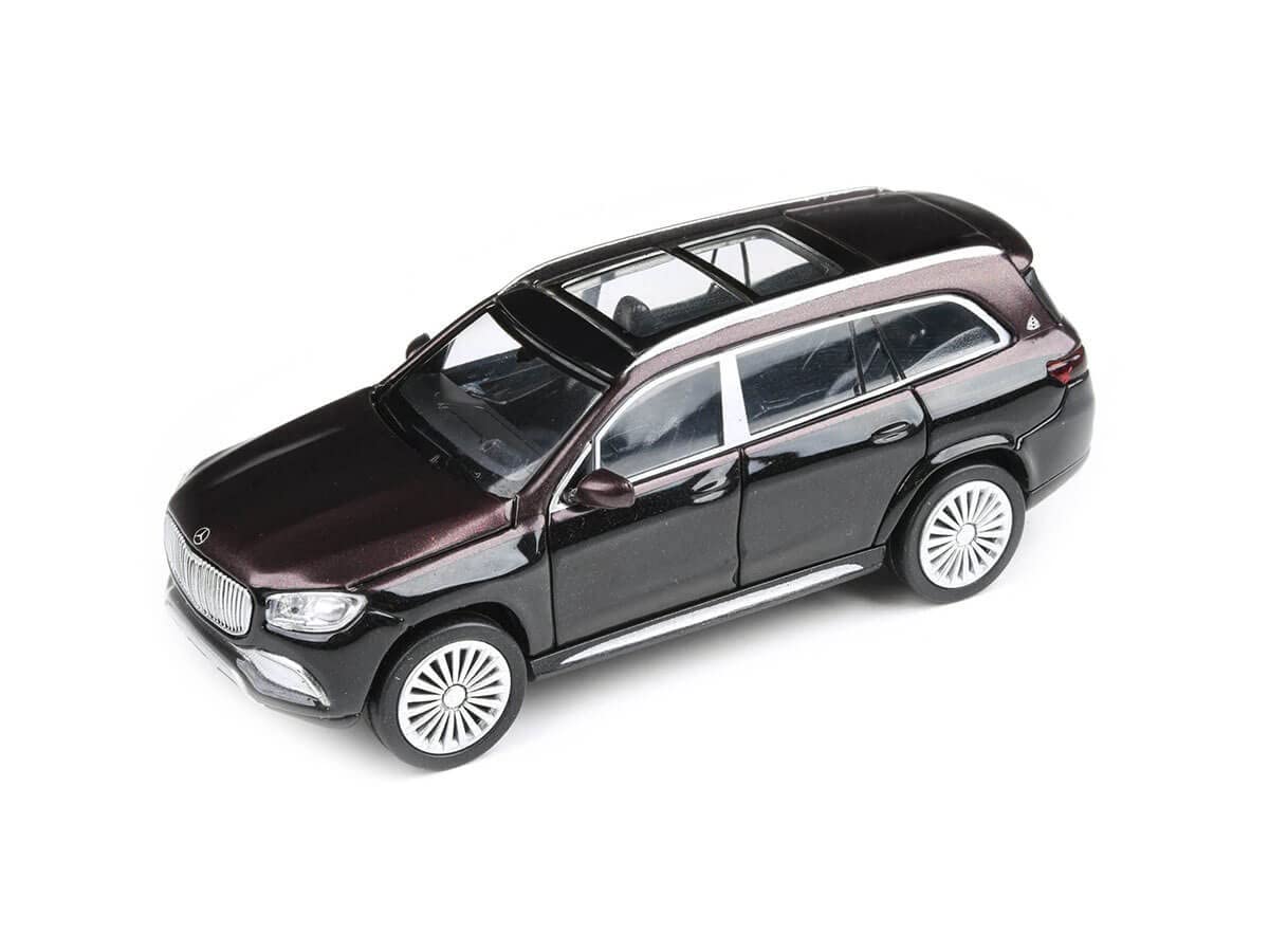 

JADI Mercedes-Maybach GLS Obsidian Black/Rubellite Red LHD модель в масштабе 1/64 PA55304