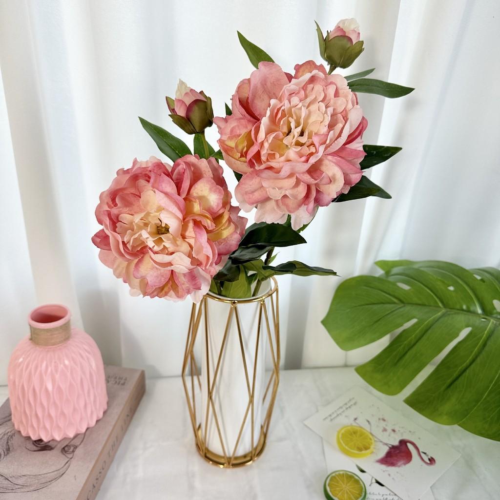 Artificial Flower Peony Wedding Hotel Restaurant Desktop Decoration Ornament