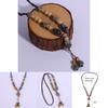 Geometric Beaded Necklace With Shell And Starfish Elements For Fashionable Women