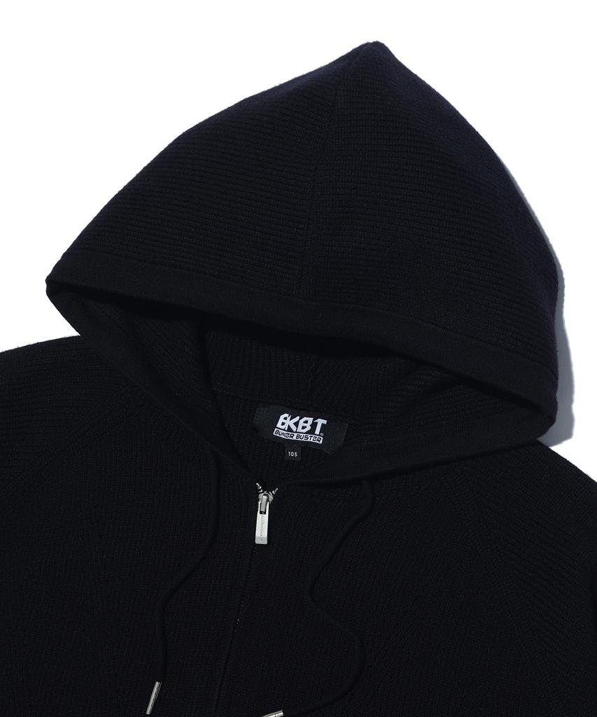 Bunkerbuster Hazzi Knit Zip-Up Hoodie Mq5Su507_Black