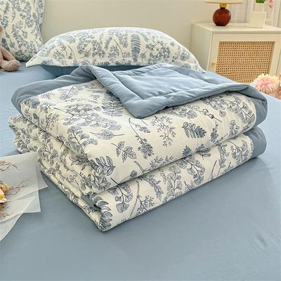 Bedruckte Dünne Bettdecke Hautfreundliche Bettdecke 100x150cm für Kinder Steppdecke Weiche Tagesdecke Sommerdecke edredones (Kein Kissenbezug)