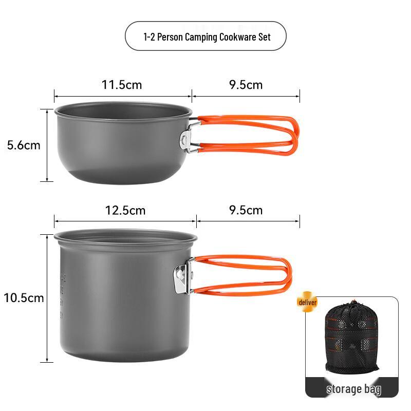 

JunKaiWei Portable Outdoor Camping Cookware Set