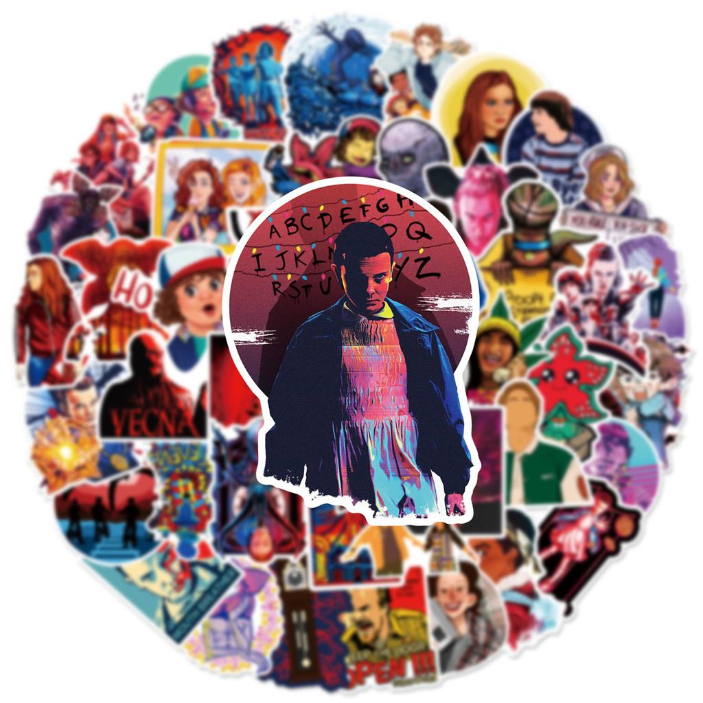 100pcs Stranger Things Stickers W 316 W 1448