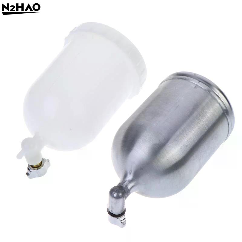 400CC Paint Spray Pot Plastic/Aluminum Spray Paint Pot Air Gravity Feed Sprayer Cup Pneumatic Tool Accessor For F75 W101 W71 W77
