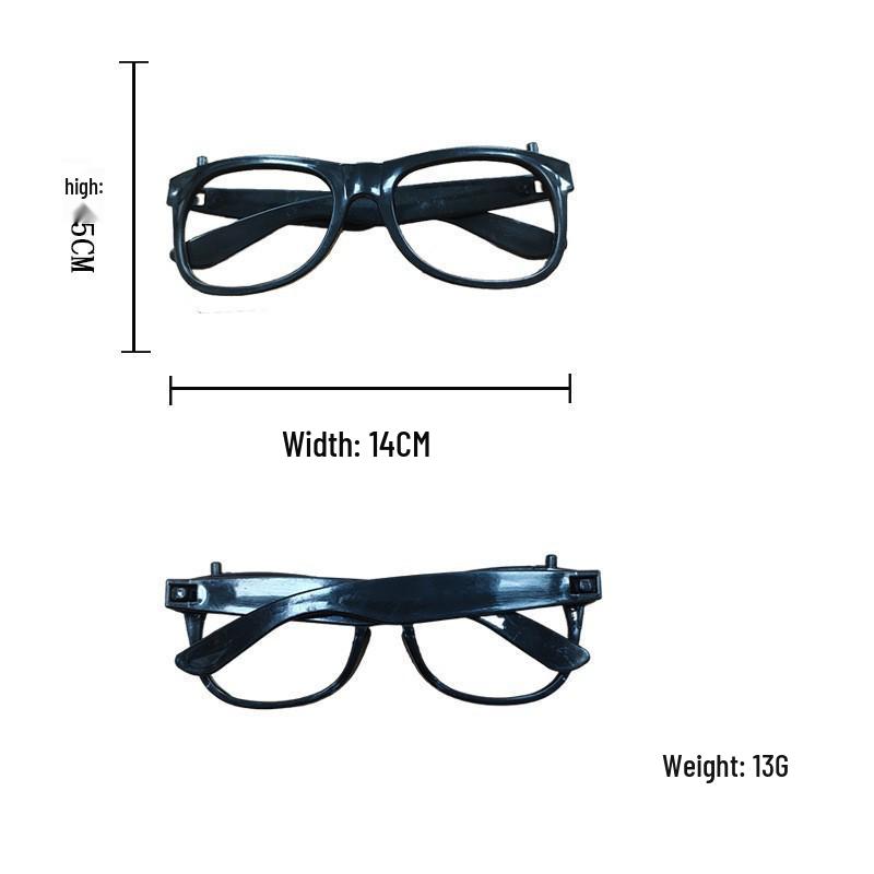 Festive Headband Eyeglass Frames: Christmas, Halloween, Valentine's Day & Party Glasses with Santa Claus Design