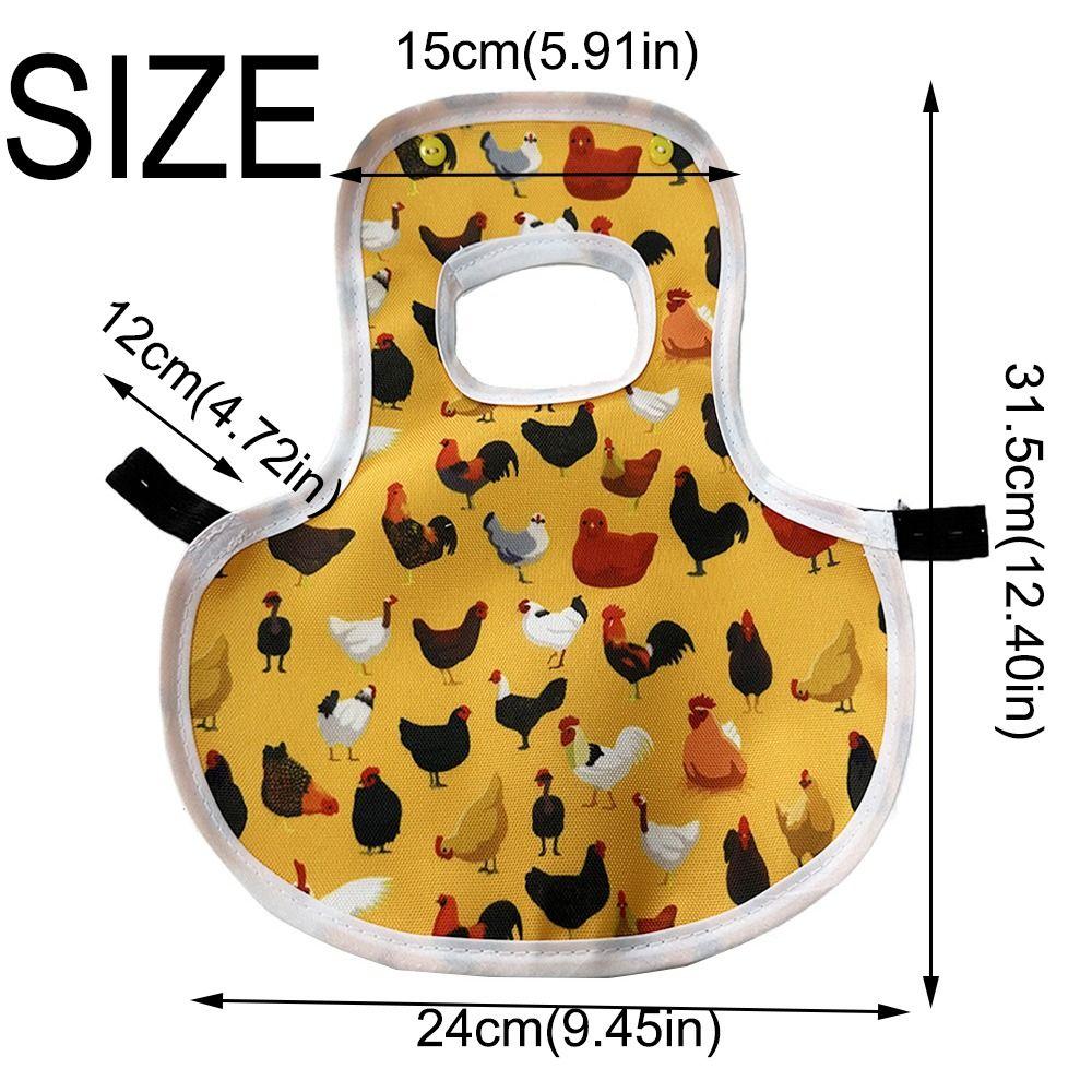 Washable Poultry Back Protector Protective Chicken Saddle Apron  Poultry Back Protector