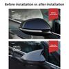 BGC1 Golf 3 4 MK3 MK4 2026 Hot For VW VOLKSWAGEN Car Rearview Side Mirror Cover Horn Wing Cap Exterior Door Rear View Case Trim Stick