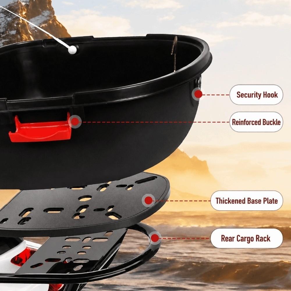 Lockable Motorcycle Trunk Waterproof Electric Scooter Toolbox Universal Storage Case Motorcycle