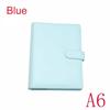 1 Pcs New Vintage Refillable Notebook File Folder Notepad Cover Leather Ring Binder Office Supplies