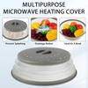 Microwave Splatter Cover 10.5inch Collapsible WithHandle Multi Functional MicrowavePlate Cover BPA Free Dishwasher-Safe