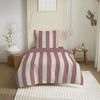 Deauville Purple Reversible Duvet Set for 90 X 190 Cm Bed