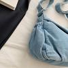Torba Jeansowa Damska Torba Crossbody Duża Pojemność Dojazdy Torba na Ramię
