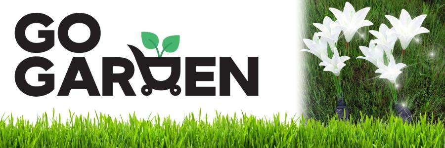 Solar lamp lighting LED lamp set of 2 garden flowers ip 44 GoGarden