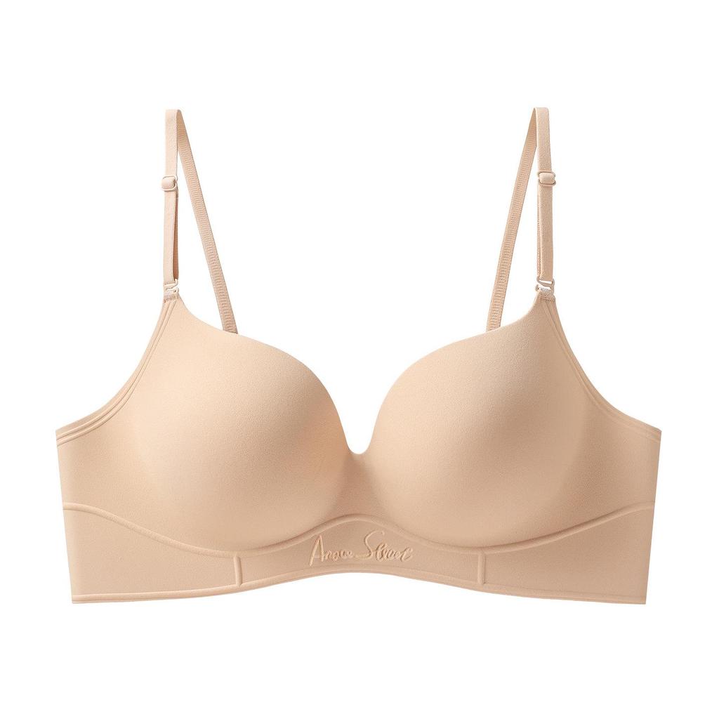 Beautiful Cross Back Cartoon Super Thick 6cm Seamless Bra for Small Chest - Enhancing and Supportive