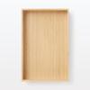 MUJI Stackable Bamboo Storage Box, Medium, 17cm (W) x 26cm (D) x 55cm (H), Item No. 12057888,