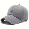 Solid Washed Denim Baseball Cap Vintage Unisex Cotton Sport Hat Outdoor Soft Top Breathable Versatile Sunshade Caps Women Men