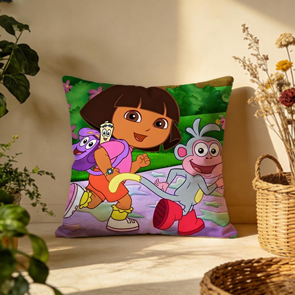Popular DDora the Explorerable Cushion Cover Versatile DoubleSided Pillow Case Fit for Sofa Bed Car  Daily Decor