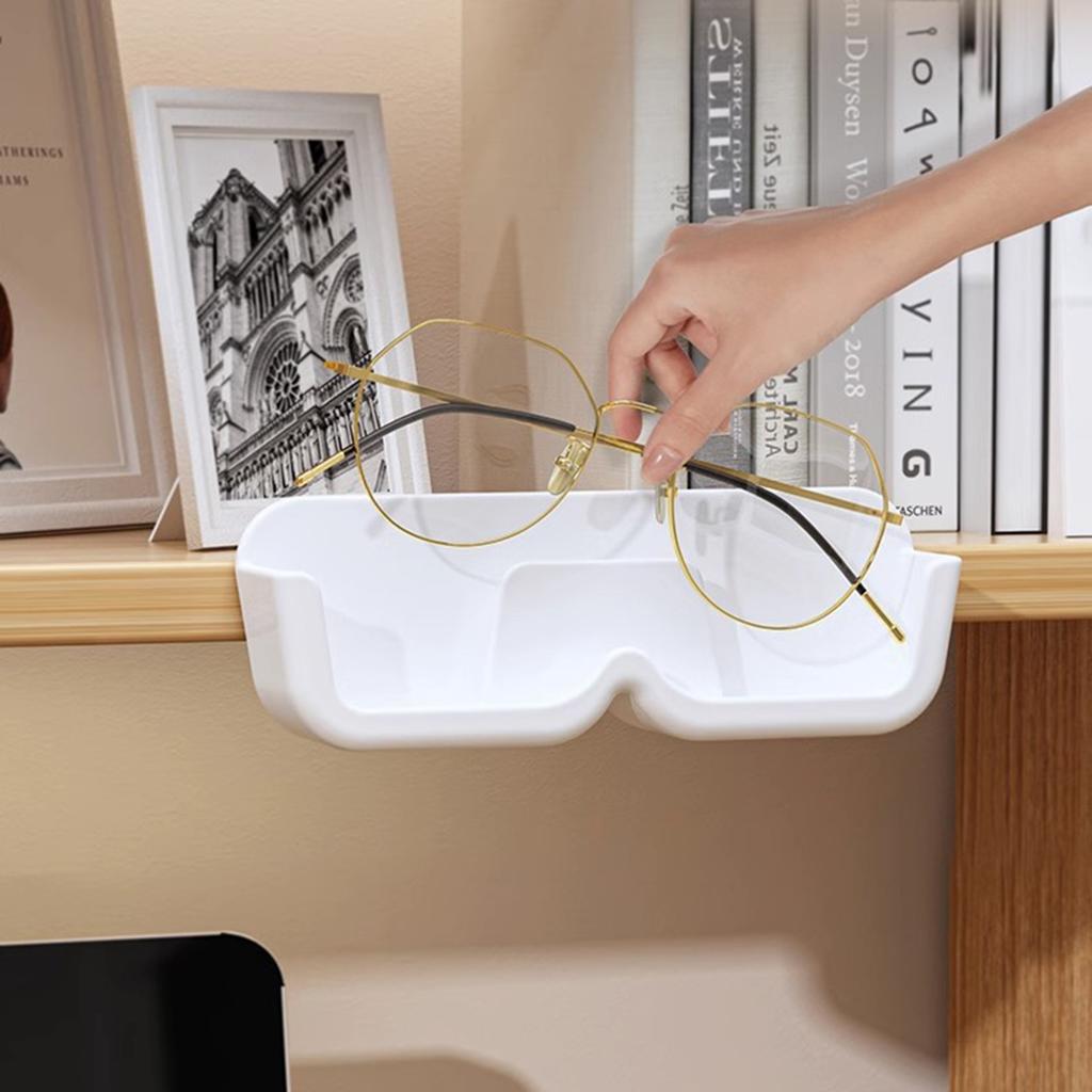 Wall-Mounted Glasses Storage Box Fine Workmanship with Strong and Durable Material Suitable for Variety of Wall Materials