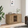 Vidaxl Commode, Artisan Eik, 102X35X60 Cm, Materiaal Houtvezelplaat