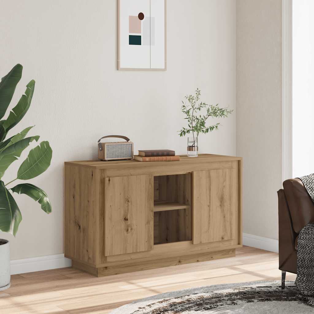 Vidaxl Kommode, Artisan Eiche, 102X35X60 Cm, Holzwerkstoff