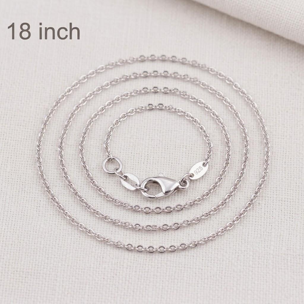 

5Pcs Silver Necklace Chains Snake Chain Necklace for Pendants 18 20 22 24 26 28 30 Inch Adjustable Women Jewelry Gift