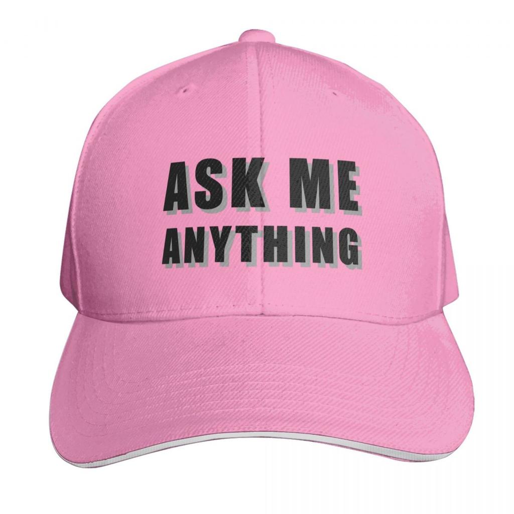 ask me anything Baseball Cap Hat Unisex Military Cap Unisex Christmas Hat Luxury Brand Unisex Caps Womens