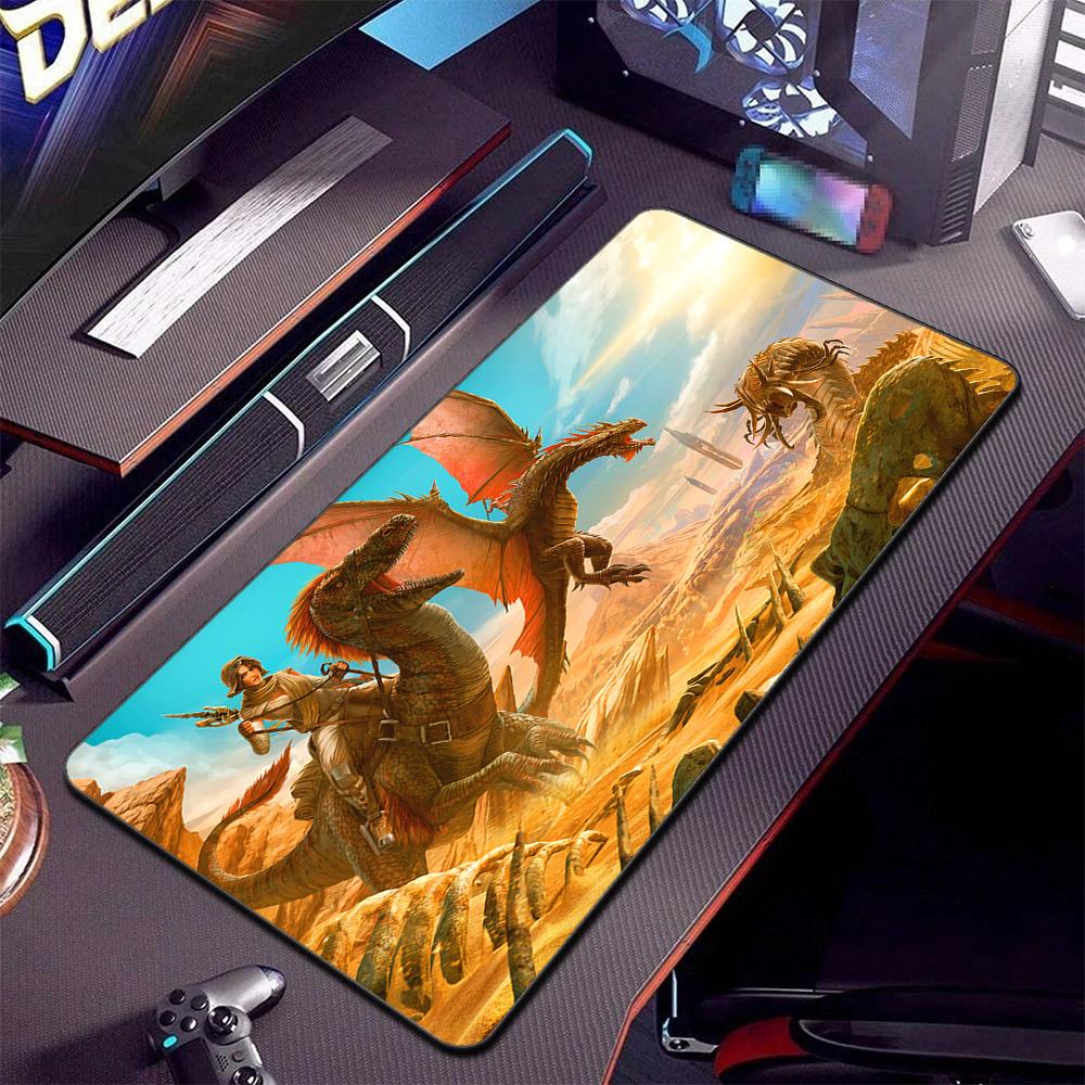 Ark Survival Evolved Tappetino Mouse Grande Accessori Gaming Tappetino Mouse Tappetino Tastiera Deskmat Computer Gamer Laptop Tappetino Mouse Dinosauro