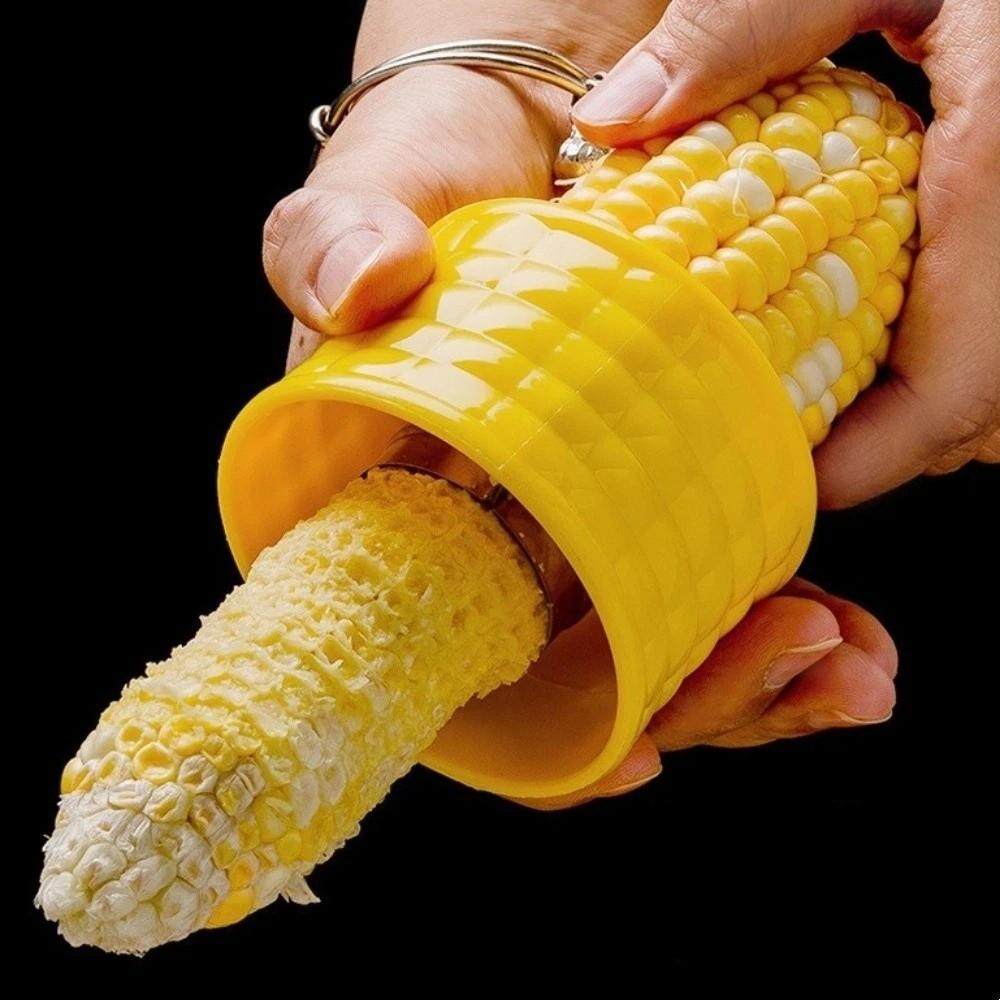 Manual Corn Planer Stainless Steel Corn Stripper Lightweight Corn Thresher  Kitchen Accessories