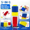 5-in-1 Spiked Roller Toy 3D Printed Spiky Pain Stim Keychain Pocket Mini Sensory Fidget Toy for Anxiety Stress Relief