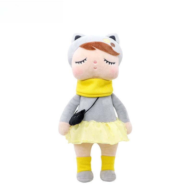 Metoo Mitu Angela Plush Doll - Cartoon Stuffed Toy for Children