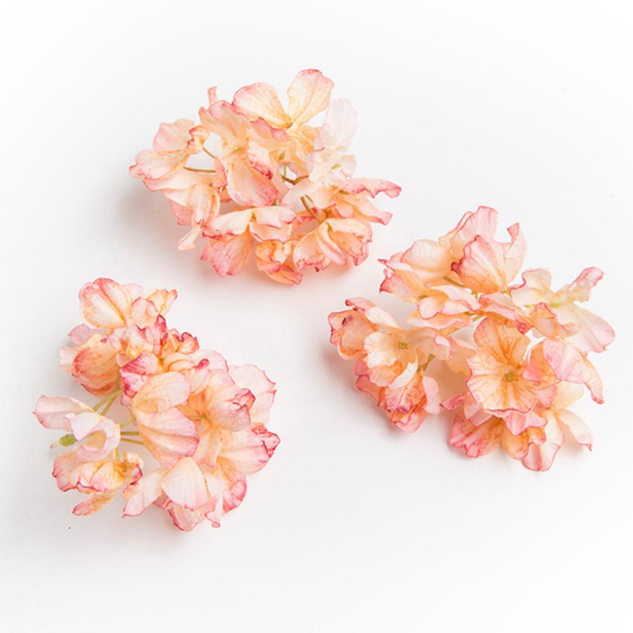 Artificial Flower Silk Hydrangea Wedding Bridal Bouquet Wreath Diy Gift Arrangement Home Vase Table Garden Scene Decoration Wall