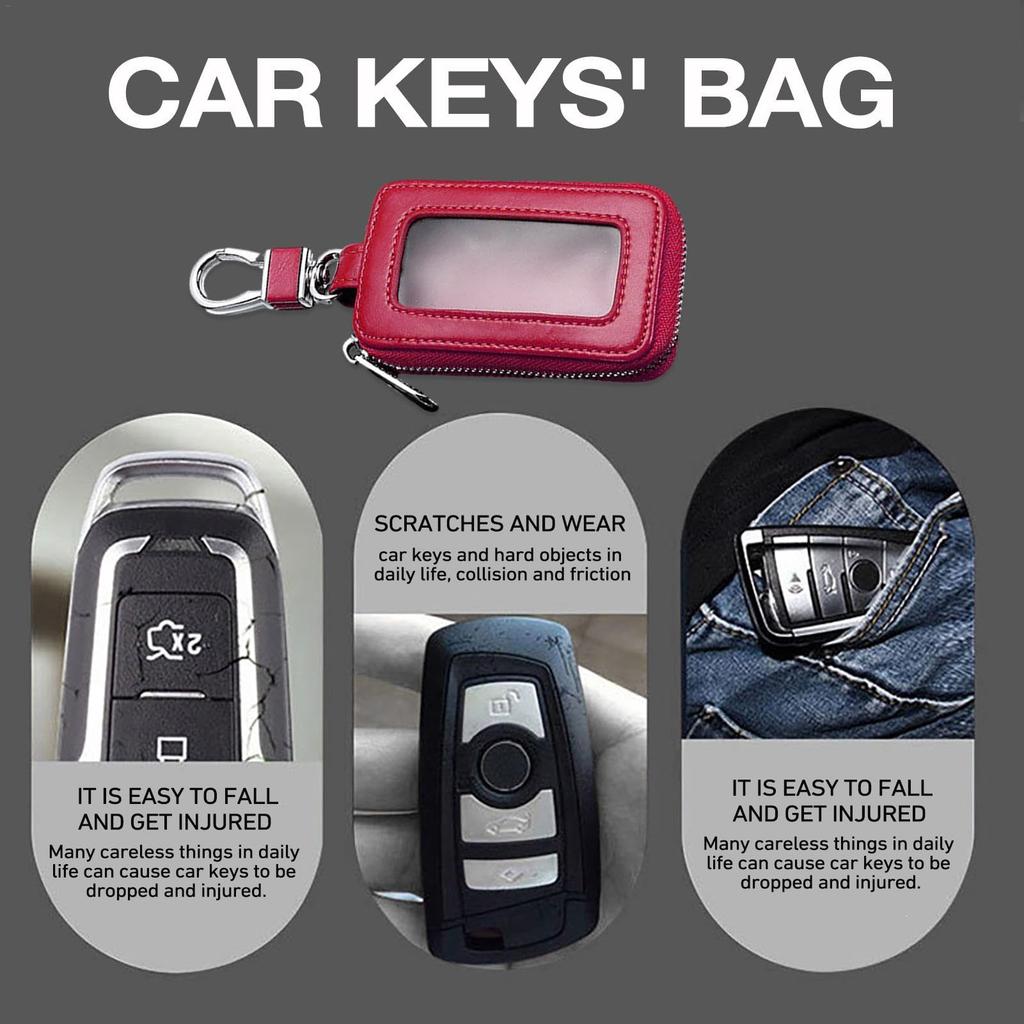 Car Key Holder Case - Key Fob Cover, Car Key Holder | Leather Car