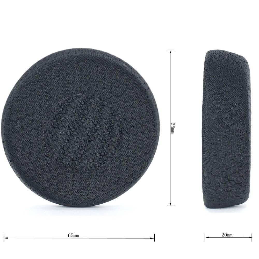 1 Pair Football Mesh Earphone Cushions for Jabra Evolve 75 75+ / 75 UC / 75MS Noise Cancelling