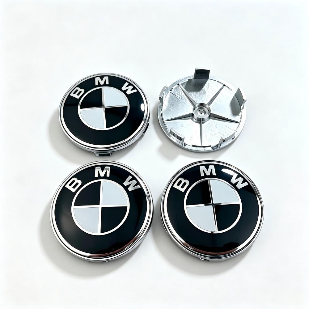 ta20-4pcs 60MM 68MM 50th Anniversary Car Wheel Hub Center Cap Cover For BMW M E46 X1 X2 X3 X4 X5 X6 F48 G01 E84 E83 F30 G30 G32 G01