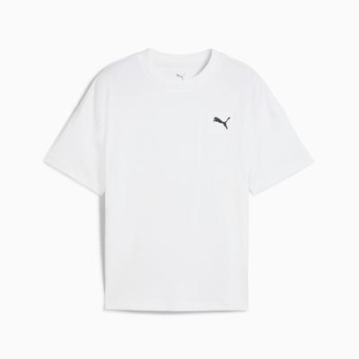 Puma WARDROBE ESS RELAXED Girls' T-shirt White 62989502 Size 128