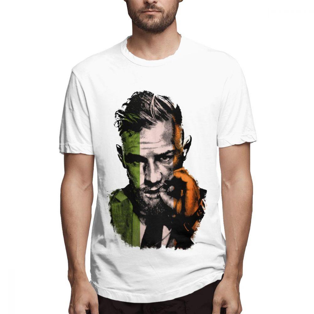 Organnic Cotton For Unisex Conor McGregor T Shirt Print Fashion Tee TShirt Crazy Custom Cotton For Unisex Tshirt Unisex Clothing S