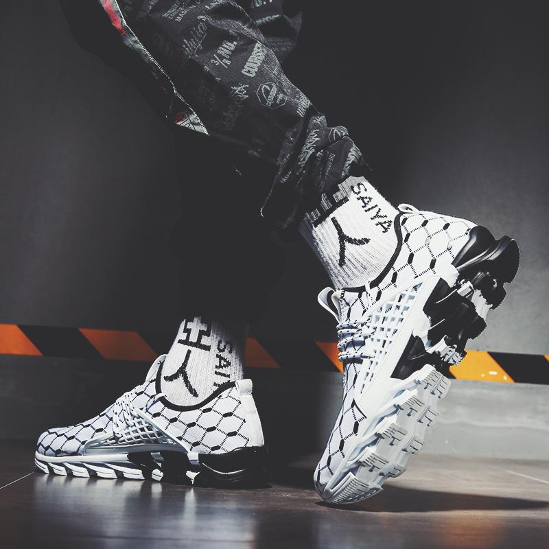 MAEDEF Running Shoes Men Breathable Lightweight Walking Shoes Tennis Trainers Mesh Sport Shoes Non Slip Comfort Casual Footwear