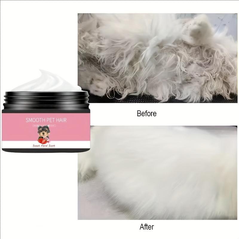 Balsamo per animali domestici, senza nodi, idrata e ammorbidisce il pelo del cane, adatto per animali domestici, liscio, condizionato e idratato, adatto per la pelle sensibile degli animali domestici