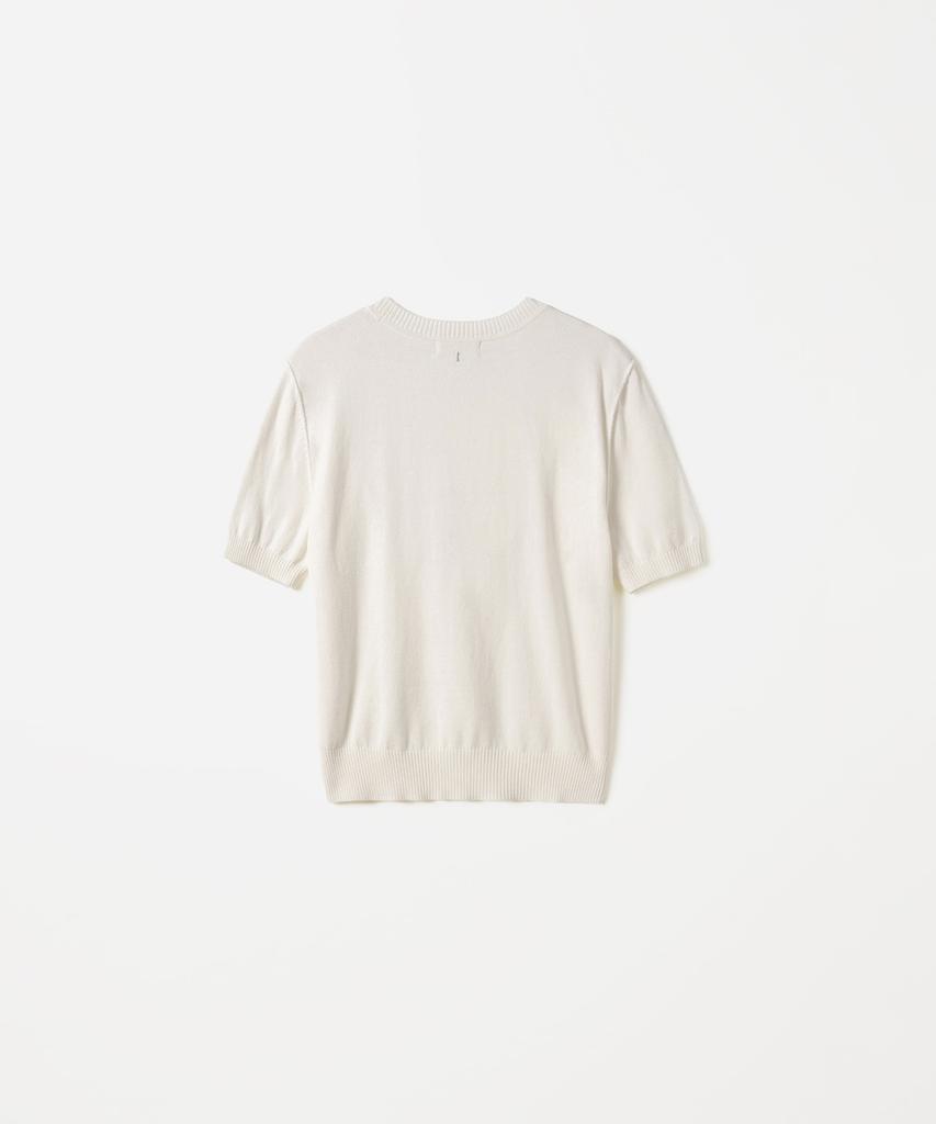 Poyueoaijeuonli Bay Layered Half Knit Set (Ivory)