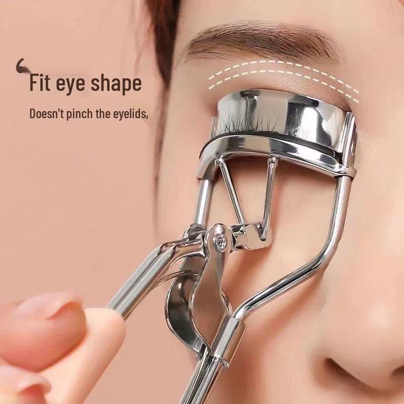 Portable Wide-Angle Eyelash Curler - Long-Lasting, Beginner-Friendly, No Pinching