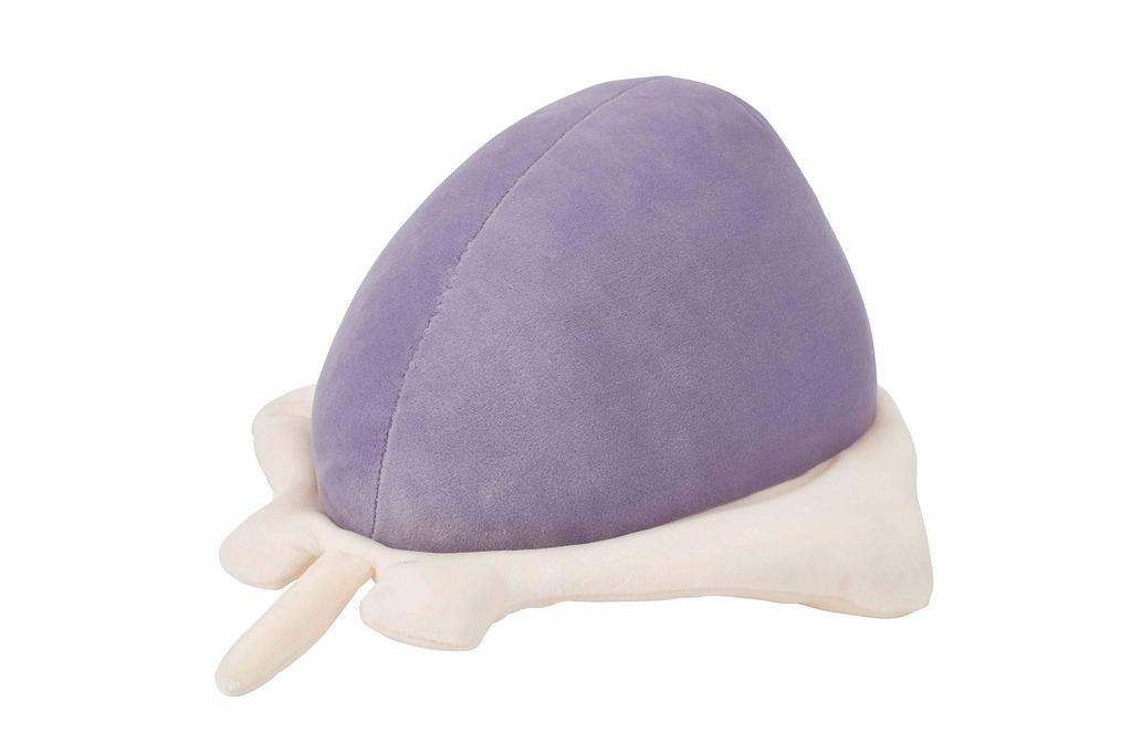 Livheart Marshmallow Aquamie Stingray Bolster Cushion Soft and (Total Length Approx. 27cm), Squishy, 68229-71